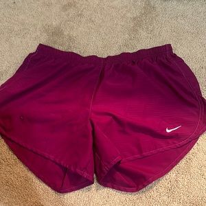 purple nike shorts
